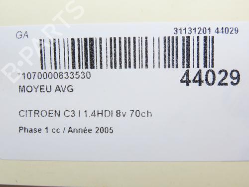 Right front steering knuckle CITROËN C3 I (FC_, FN_) 1.4 HDi | BP28829833M26 