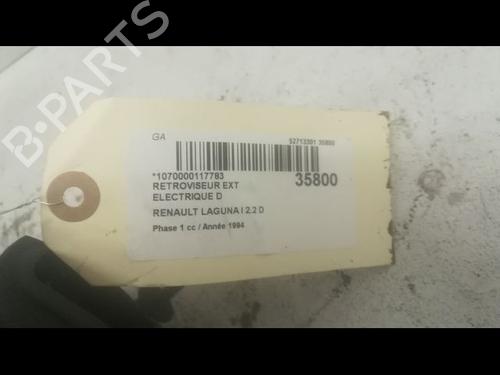 Used Right mirror RENAULT LAGUNA I (B56_, 556_) 2.2 D (B56F/2) (83 hp) 23176093