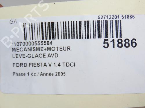 Front right window mechanism FORD FIESTA V (JH_, JD_) 1.4 TDCi | BP22996914C23 