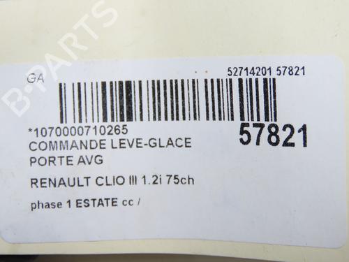 Left front window switch RENAULT CLIO III Grandtour (KR0/1_) 1.2 16V (KR0P) | BP36427238I27 - Image 4