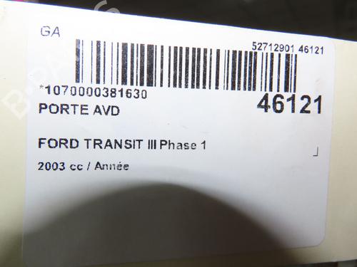Used Right front door FORD TRANSIT Van (FA_ _) 2.0 DI (FAE_, FAF_, FAG_) (86 hp) 14951445