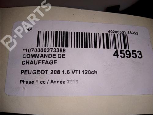 Climate control PEUGEOT 208 I (CA_, CC_) 1.6 VTi | BP11226961I5