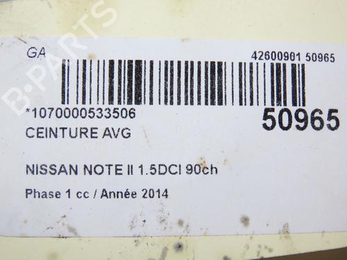 Front left belt tensioner NISSAN NOTE (E12) 1.5 dCi | BP23098707C87 - Image 6