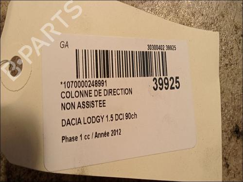 steering-column-dacia-lodgy-js_-15-dci-488109342r-2012-9609570 main image