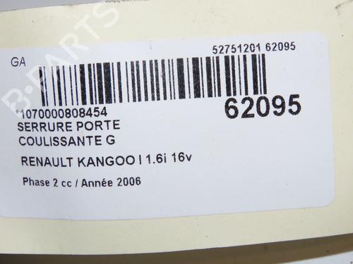 Used Rear left lock Rear left lock RENAULT KANGOO (KC0/1_) 1.6 16V (95 hp) 39938104 39938104