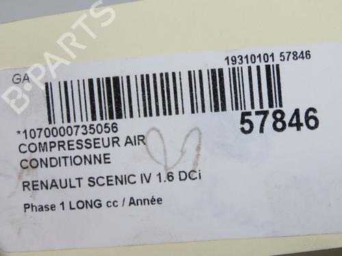 Used AC compressor AC compressor RENAULT GRAND SCÉNIC IV (R9_) 1.6 dCi 160 (160 hp) 33728013 33728013