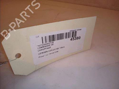 Used Climate control CITROËN C5 III (RD_) 2.0 HDi (RDRHD8, RDRHDJ, RDRHR8, RDRHRJ) (136 hp) 14951045