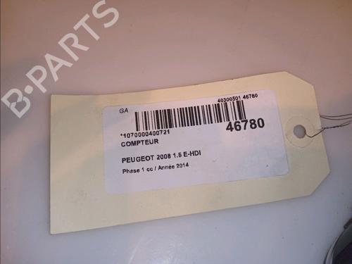 Used Instrument cluster PEUGEOT 2008 I (CU_) 1.6 HDi (92 hp) 12107486