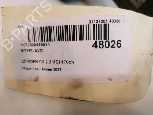 Used Right front steering knuckle CITROËN C6 (TD_) 2.2 HDi (170 hp) 16758022