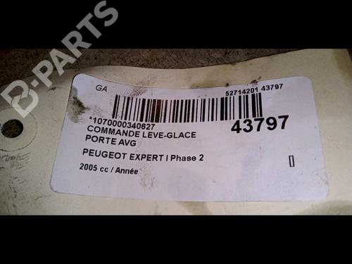 Left front window switch PEUGEOT EXPERT (224_) 2.0 HDi | BP9716797I27 
