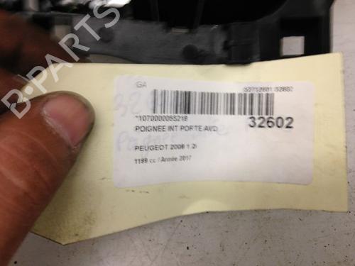 Front right interior door handle PEUGEOT 2008 I (CU_) 1.2 THP 110 / PureTech 110 | BP9594391I14