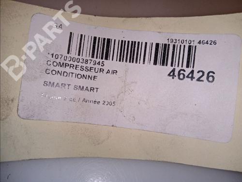 AC compressor SMART FORTWO Cabrio (450) 0.7 (450.452) | BP11382280M34 