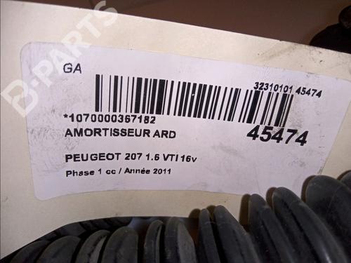 Right rear shock absorber PEUGEOT 207 (WA_, WC_) 1.6 16V VTi | BP11100222M19 