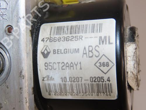 Used ABS pump RENAULT MEGANE III Coupe (DZ0/1_) 1.5 dCi (DZ0A) (86 hp) 9610672