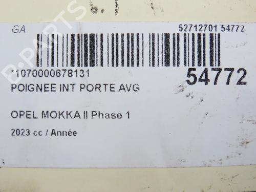 Front left interior door handle OPEL MOKKA 1.5 (76) | BP31120745I13  - Image 5