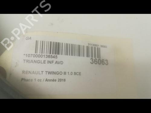 Right front suspension arm RENAULT TWINGO III (BCM_, BCA_) 1.0 SCe 70 | BP14875884M13 