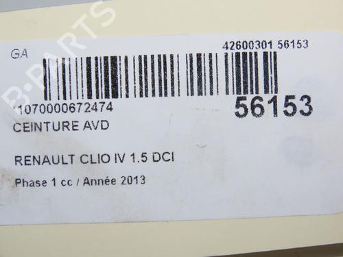 Used Front right belt tensioner RENAULT CLIO IV (BH_) 1.5 dCi 90 (90 hp) 31056232