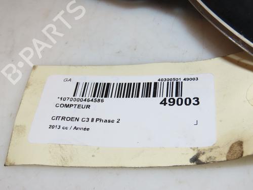 Instrument cluster CITROËN C3 II (SC_) 1.6 HDi | BP16688235C47 