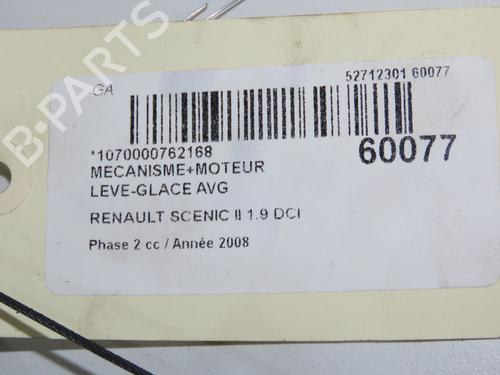 Used Front left window mechanism Front left window mechanism RENAULT SCÉNIC II (JM0/1_) 1.9 dCi (JM14) (131 hp) 39251725 39251725