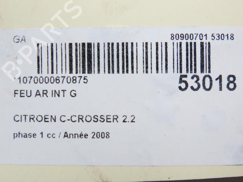 Left tailgate light CITROËN C-CROSSER (VU_, VV_) 2.2 HDi | BP31121211C79 - Image 2