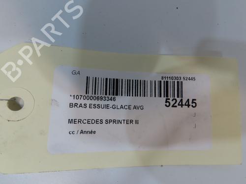 Used Front windshield wiper arm MERCEDES-BENZ SPRINTER 4-t Van (B907, B910) 414 CDI RWD (907.643, 907.645, 907.647) (143 hp) 31056267