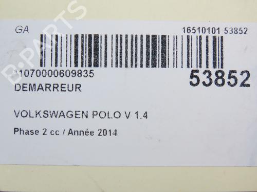 Starter VW POLO V (6R1, 6C1) 1.4 TDI | BP28829032M8