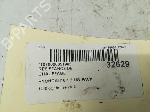 Used Heater resistor HYUNDAI i10 I (PA) 1.2 (78 hp) 11677044