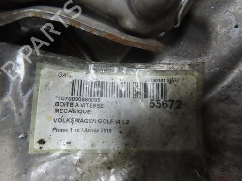 Used Gearbox Gearbox VW GOLF VI (5K1) 1.4 TSI (160 hp) 32845284 32845284