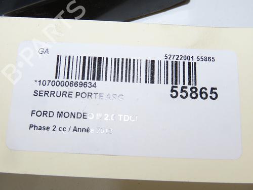 Serratura posteriore sinistra Serratura posteriore sinistra FORD MONDEO IV (BA7) 2.0 TDCi (140 hp) 36427274 36427274