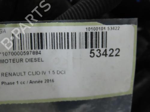 Engine RENAULT CLIO IV (BH_) 1.5 dCi 90 | BP28120712M1 