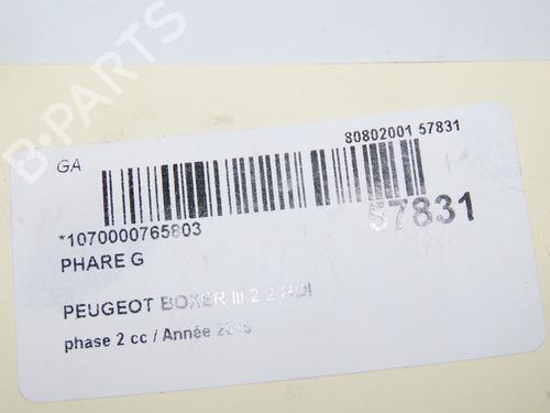 Left headlight PEUGEOT BOXER Van 2.2 HDi 130 | BP36495718C28 - Image 5
