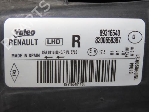 Right headlight RENAULT MODUS / GRAND MODUS (F/JP0_) 1.5 dCi (FP0F, JP0F) | BP31121157C29  - Image 6