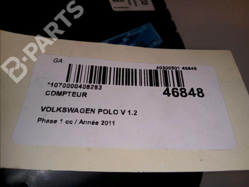 Instrument cluster VW POLO V (6R1, 6C1) 1.2 | BP11824959C47 