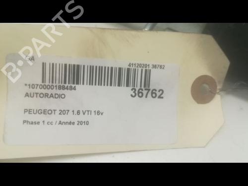 Used Radio PEUGEOT 207 (WA_, WC_) 1.6 16V VTi (120 hp) 9603195
