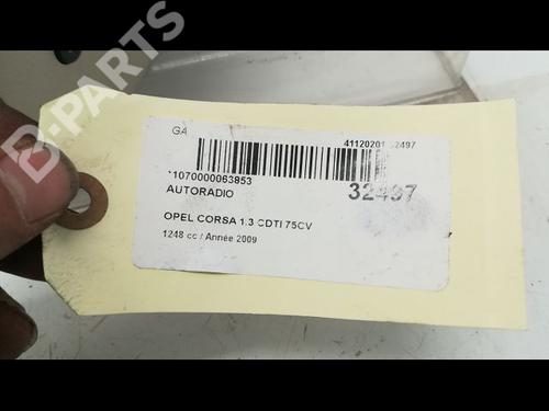 Radio OPEL CORSA D (S07) 1.3 CDTI (L08, L68) | BP9595223E6 