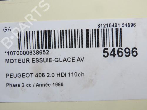 Used Front wiper motor Front wiper motor PEUGEOT 406 (8B) 2.0 HDI 110 (109 hp) 32873020 32873020