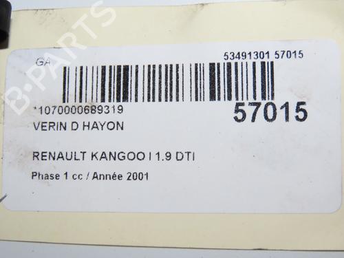 Used Tailgate lift support RENAULT KANGOO (KC0/1_) 1.9 dTi (KC0U) (80 hp) 31155152