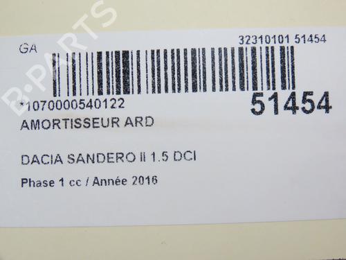 Right rear shock absorber DACIA SANDERO II 1.5 dCi | BP22920095M19