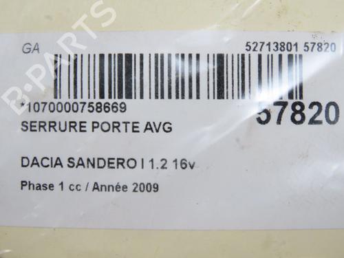 Front left lock DACIA SANDERO 1.2 16V | BP36427218C98 - Image 4