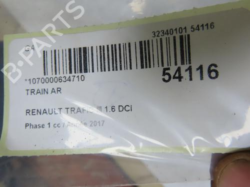 Used Rear axle RENAULT TRAFIC III Van (FG_) 1.6 dCi 125 (FGMH) (125 hp) 28829917