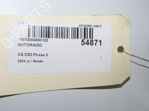 Autoradio DS DS 3 / DS 3 CROSSBACK (UR_, UC_, UJ_) 1.2 PureTech 130 (URHNSS) (131 hp) 31865268