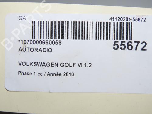 radio-vw-golf-vi-5k1-2008-2009-2010-2011-2012-2013-2014-32223379 main image