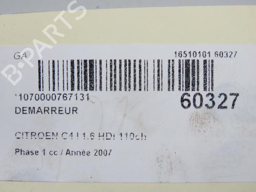 Starter CITROËN C4 I (LC_) 1.6 HDi | BP40110585M8 - Image 3