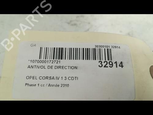 Used Ignition barrel OPEL CORSA D (S07) 1.3 CDTI (L08, L68) (75 hp) 9605544