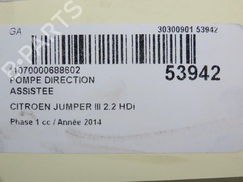 Used Steering pump CITROËN JUMPER II Van 2.2 HDi 130 (130 hp) 30916894