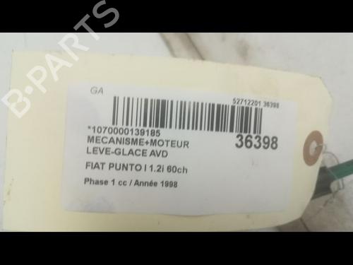 Used Front right window mechanism FIAT PUNTO (176_) 60 1.2 (176AP, 176AR, 176AQ, 176BB) (60 hp) 9599666