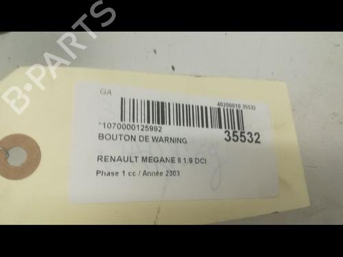 warning-switch-renault-scenic-ii-jm01_-19-dci-jm0g-jm12-jm1g-jm2c-8200107808-2003-2004-2005-2006-2007-2008-2009-2010-9598768 main image