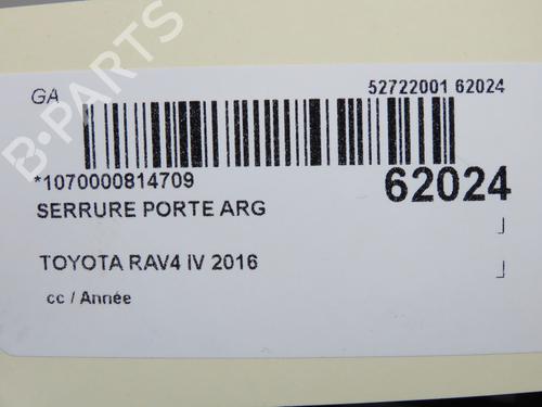 Used Rear left lock Rear left lock TOYOTA RAV 4 IV (_A4_) 2.5 Hybrid 4WD (AVA44, AVA44_) (197 hp) 40274033 40274033