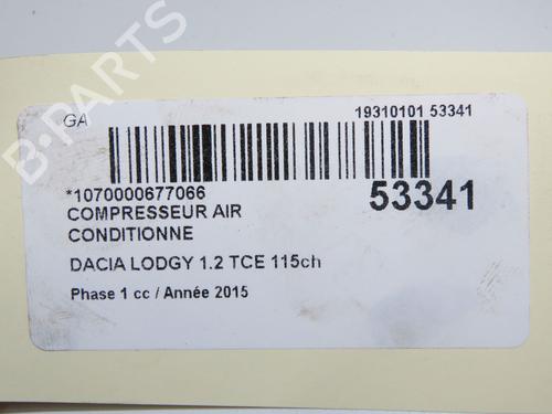 AC compressor DACIA LODGY (JS_) 1.2 TCe (JSAY, JSM0) | BP33188156M34 - Image 9
