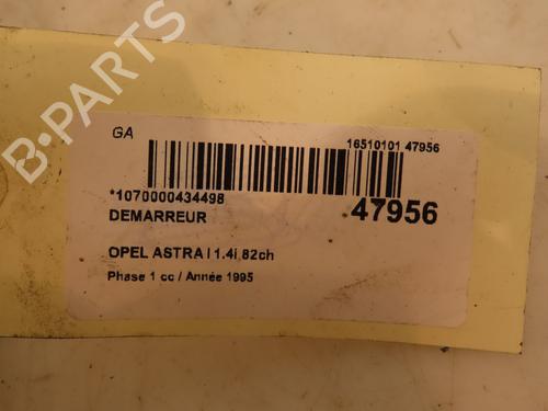 Starter OPEL ASTRA F Hatchback (T92) 1.4 Si (F08, M08, F68, M68) | BP23171965M8 